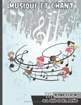 Cahier de musique et de chant 17 x 22 cm – 48 p. Séyès + 48 p. portées (8 portées/page) – Élèves primaire et collège
