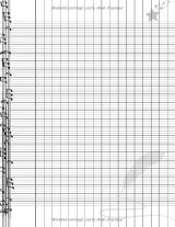 Cahier de musique et de chant 17 x 22 cm – 48 p. Séyès + 48 p. portées (8 portées/page) – Élèves primaire et collège