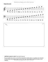 Cahier de musique 17 x 22 cm – 48 pages, 10 portées par page pour solfège, cours et composition