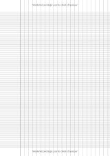 Cahier de musique A4 – 12 portées & grands carreaux Seyès – 108 pages, papier 90 g, motif Lion