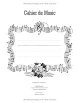Cahier de musique petit format 17 x 22 cm – 48 pages, 8 portées par page, couverture souple brillante