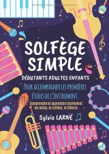 Solfège Simple – Méthode progressive pour débutants (adultes et enfants) | Notes, rythme et théorie | Cahier de musique A4, 75 pages