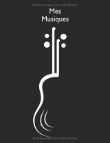 Cahier de Musique A4 – Carnet de Partitions avec Portées et Pages d’Annotations, 12 Portées par Page, Sommaire et Fiche d’Informations