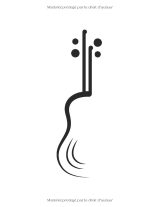 Cahier de Musique A4 – Carnet de Partitions avec Portées et Pages d’Annotations, 12 Portées par Page, Sommaire et Fiche d’Informations