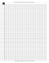 Cahier de musique A4 pour enfants – 7 grosses portées par page, pages à carreaux et sommaire – 126 pages
