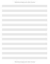 Cahier de musique grand format 21,59 x 27,94 cm – 110 pages – 12 portées & pages Seyès – couverture néon mate – solfège, cours, chant et composition