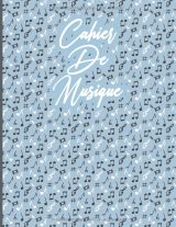 Cahier de musique – Carnet de partitions 100 pages, 12 portées par page, solfège et composition, pour adultes et enfants – Couverture souple brillante – V.07