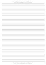 Cahier de musique A4 – 110 pages, 12 portées par page, papier manuscrit – Solfège, piano, composition – Couverture souple mate