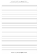 Cahier de musique et chant A4 – 12 portées par page + grands carreaux, 100 pages, 90 g/m², couverture souple – Idéal solfège, composition, piano, violon