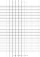Cahier de musique et chant A4 – 12 portées par page + grands carreaux, 100 pages, 90 g/m², couverture souple – Idéal solfège, composition, piano, violon