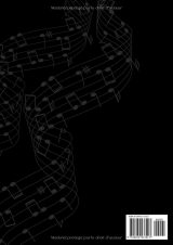 Cahier de musique A4 avec 12 portées et pages à grands carreaux – 90 g/m², idéal pour composition, solfège et apprentissage (piano, violon…)