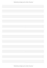 Cahier de musique petit format – 96 pages, 12 portées par page, idéal pour solfège et composition
