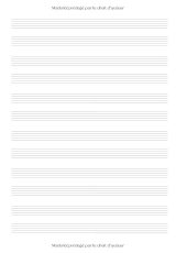 Cahier de musique petit format – 96 pages, 12 portées par page, idéal pour solfège et composition