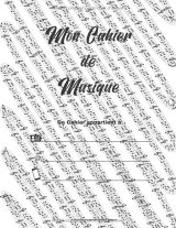 Cahier de musique grand format – 12 portées par page | Carnet de partitions et solfège (Français)