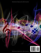 Cahier de musique grand format – 12 portées par page | Carnet de partitions et solfège (Français)