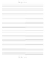 Cahier de musique A4 – 120 pages, 12 portées par page, papier blanc – Carnet de partitions piano grand format