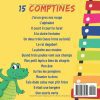 15 partitions de comptines pour enfants – Volume 2 : piano ou xylophone dès 3 ans, code couleur et nom des notes