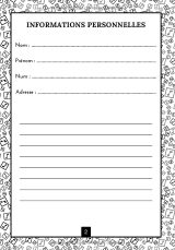 Cahier de musique 7 x 10 pouces – 80 pages de portées, annotations et tablatures – Couverture clarinette brillante