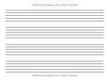 Mon cahier de musique – 4 portées larges par page | Partitions vierges pour solfège et apprentissage d’un instrument | 40 pages, grand format