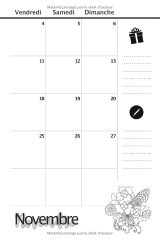 Agenda 2022 à colorier Fleurs – Grand format, 167 pages, couverture souple, semainier