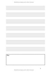 Cahier de musique « La Musique Do Ré » – Partitions et cadre de prise de notes pour solfège, composition et pratique instrumentale