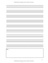 La Musique Do Ré – Cahier de musique avec portées et cadre de notes, idéal pour solfège, composition et pratique (grand format 21,59 x 27,94 cm)