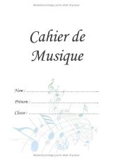 Cahier de Musique A4 – 12 portées par page & pages grands carreaux – 108 pages – Solfège, partitions & composition – Style Piano