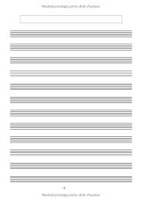 Cahier de Musique A4 – 12 portées par page & pages grands carreaux – 108 pages – Solfège, partitions & composition – Style Piano
