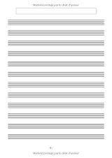 Cahier de Musique A4 – 12 portées par page & pages grands carreaux – 108 pages – Style Guitare Électrique