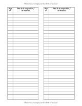 Cahier de musique – solfège et composition, grand format 8,5 x 11 po, 12 portées, pages numérotées et index, 108 pages, couverture rose