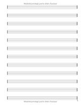 Cahier de musique – solfège et composition, grand format 8,5 x 11 po, 12 portées, pages numérotées et index, 108 pages, couverture rose