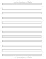 Cahier de musique – solfège et composition, grand format 8,5 x 11 po, 12 portées, pages numérotées et index, 108 pages, couverture rose