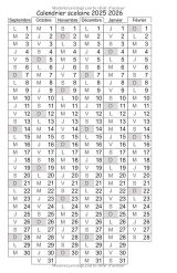 Agenda scolaire 2025-2026 Pompier – 1 page par jour, calendriers mensuels, format 13 x 20 cm, 318 pages