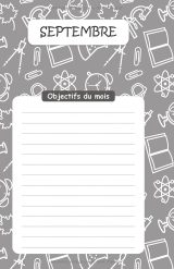 Agenda scolaire 2025-2026 Pompier – 1 page par jour, calendriers mensuels, format 13 x 20 cm, 318 pages