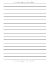 Cahier de Musique A4 – 100 pages papier crème, 6 grandes portées par page | Carnet de partition et composition pour enfants & débutants – couverture souple brillante