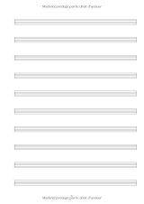Cahier de musique A4 – Partition vierge 12 portées, 100 pages
