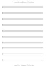 Cahier de musique A4 – Partition vierge 12 portées, 100 pages