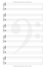 Cahier de musique petit format – Piano Cover, 120 pages, 12 portées par page, couverture souple brillante
