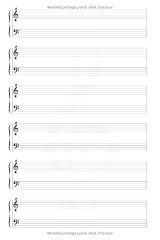 Cahier de musique petit format – 120 pages, 12 portées par page, couverture souple moderne