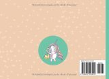 Cahier de musique Licorne – 4 grosses portées par page – Format paysage – Cahier de solfège enfant débutant (60 pages)