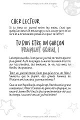 Le journal intime d’un garçon vraiment génial – Carnet secret à compléter (8 à 10 ans)
