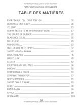 Partition Piano Rock Intermédiaire – Recueil de 23 Chansons Rock pour Piano Solo