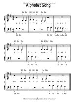 Partitions de piano faciles pour enfants – 55 chansons pour débutants (86 pages, grands caractères)