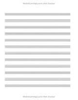 Papier à musique A4 – Carnet de partitions 12 portées, 110 pages, papier crème, couverture souple