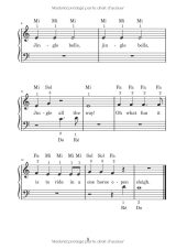Mélodies de Noël au piano – Partitions faciles pour enfants et débutants avec doigtés et noms des notes, classées par difficulté