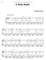 Partitions piano débutants – Chansons de Noël : 55 chants faciles avec paroles (Grand format A4)