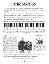 Chansons traditionnelles françaises – Piano facile débutants | 30 morceaux + 30 accompagnements avec pistes audio, grandes notes et noms des notes