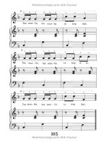 Chansons traditionnelles françaises – Piano facile débutants | 30 morceaux + 30 accompagnements avec pistes audio, grandes notes et noms des notes