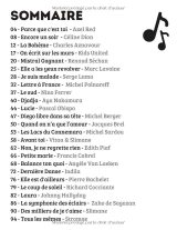 Partitions piano pour débutants – 50 chansons françaises classiques et modernes avec doigtés, paroles et audio (Format A4)