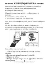 Chansons traditionnelles françaises – Piano facile pour débutants (deux mains) | Grandes notes avec doigtés | Livre + 60 pistes audio